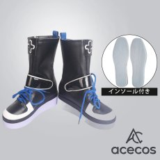 画像1: アークナイツ　風　ミヅキ(Mizuki)　コスプレ靴　コスプレブーツ　靴用品 (1)