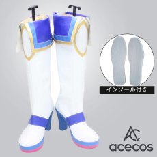 画像1: ウマ娘プリティーダービー　風　トウカイテイオー　コスプレ靴　コスプレブーツ　靴用品 (1)