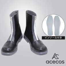 画像1: ガールズ＆パンツァー　風　秋山優花里　コスプレ靴　コスプレブーツ　靴用品 (1)