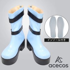 画像1: バーチャルYouTuber　風　VTuber　成瀬鳴　コスプレ靴　コスプレブーツ　靴用品 (1)
