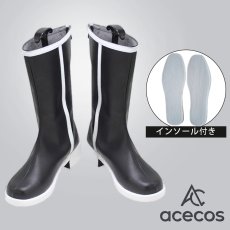 画像1: 東京卍リベンジャーズ　風　灰谷竜胆　コスプレ靴　コスプレブーツ　靴用品 (1)