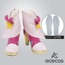 画像1: アイカツスターズ!　風　虹野ゆめ　スクールドレス　コスプレ靴　コスプレブーツ　靴用品 (1)
