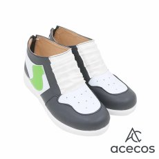 画像3: SSSS.DYNAZENON　風　麻中蓬　コスプレ靴　コスプレブーツ　靴用品 (3)