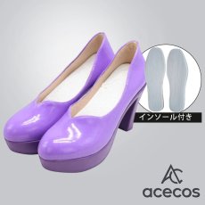 画像1: 魔法つかいプリキュア　風　十六夜リコ(キュアマジカル)　コスプレ靴　コスプレブーツ　靴用品 (1)