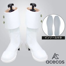画像1: ラブライブ！スーパースター!!　風　Liella!　平安名すみれ　Wish Song　コスプレ靴　コスプレブーツ　靴用品 (1)