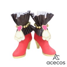 画像2: ウマ娘プリティーダービー　風　ミホノブルボン　CODE：グラサージュ　コスプレ靴　コスプレブーツ　靴用品 (2)