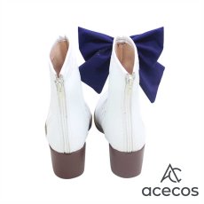 画像4: ウマ娘プリティーダービー　風　ファインモーション　勝負服　コスプレ靴　コスプレブーツ　靴用品 (4)