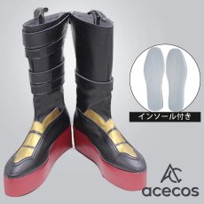 画像1: 艦隊これくしょん -艦これ-　風　加古 改二(かこ)　コスプレ靴　コスプレブーツ　靴用品 (1)
