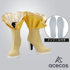 画像1: マーメイドメロディー ぴちぴちピッチ　風　ココ　コスプレ靴　コスプレブーツ　靴用品 (1)