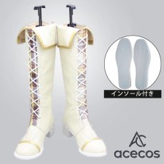 画像1: 五等分の花嫁　風　中野一花　コスプレ靴　コスプレブーツ　靴用品 (1)