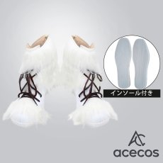 画像1: ゴールデンカムイ　風　アシリパ　コスプレ靴　コスプレブーツ　靴用品 (1)