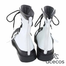 画像4: ギルティクラウン　風　楪いのり　EGOIST/リローデッド　コスプレ靴　コスプレブーツ　靴用品 (4)
