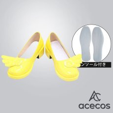 画像1: カードキャプターさくら　風　木之本桜　エンジェルクラウン　コスプレ靴　コスプレブーツ　靴用品 (1)