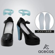 画像1: 初音ミク　風　DECO*27　言葉III　コスプレ靴　コスプレブーツ　靴用品 (1)