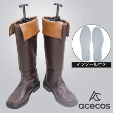 画像1: ゼルダの伝説 ブレスオブザワイルド　風　リンク　コスプレ靴　コスプレブーツ　靴用品 (1)