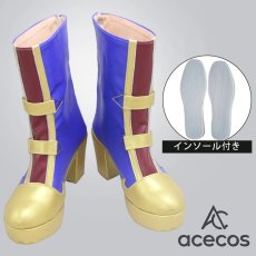 画像1: ウマ娘プリティーダービー　風　テイエムオペラオー　正月　コスプレ靴　コスプレブーツ　靴用品 (1)