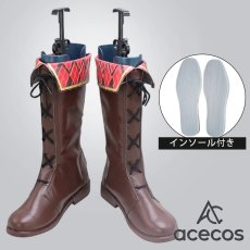 画像1: アイドルマスター シンデレラガールズ　風　久川凪　N＋　コスプレ靴　コスプレブーツ　靴用品 (1)