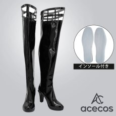 画像1: SPY×FAMILY（スパイファミリー）　風　ヨル・フォージャー（Yor Forger）　いばら姫　コスプレ靴　コスプレブーツ　靴用品 (1)