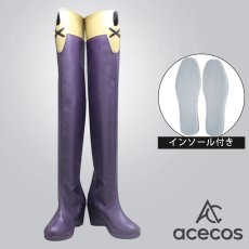 画像1: ソードアート・オンライン　風　兎沢深澄　コスプレ靴　コスプレブーツ　靴用品 (1)