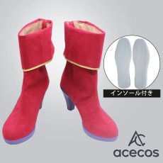 画像1: ザ・キング・オブ・ファイターズ15　風　KOF15　麻宮アテナ　コスプレ靴　コスプレブーツ　靴用品 (1)