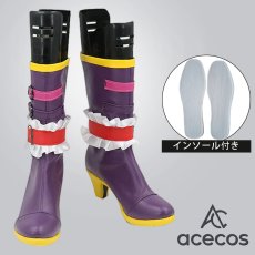画像1: アイカツ!　風　音城セイラ　ルージュドリーム　コスプレ靴　コスプレブーツ　靴用品 (1)