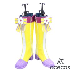 画像2: ウマ娘プリティーダービー　風　ニシノフラワー　コスプレ靴　コスプレブーツ　靴用品 (2)
