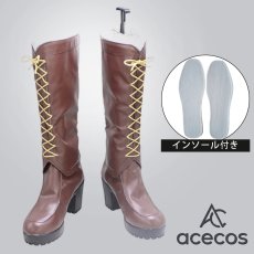 画像1: 東方Project　風　アリス・マーガトロイド　コスプレ靴　コスプレブーツ　靴用品 (1)