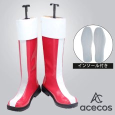 画像1: ソニック・ザ・ヘッジホッグ　風　エミー・ローズ　コスプレ靴　コスプレブーツ　靴用品 (1)