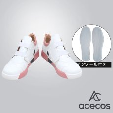 画像1: ブルーアーカイブ（Blue Archive）　風　阿慈谷ヒフミ　コスプレ靴　コスプレブーツ　靴用品 (1)