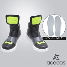画像1: サイバーパンク エッジランナーズ　風　レベッカ　コスプレ靴　コスプレブーツ　靴用品 (1)