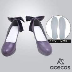 画像1: ブルーアーカイブ　風　聖園ミカ　コスプレ靴　コスプレブーツ　靴用品 (1)