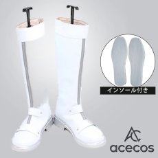 画像1: 僕のヒーローアカデミア　風　轟焦凍　コスプレ靴　コスプレブーツ　靴用品 (1)