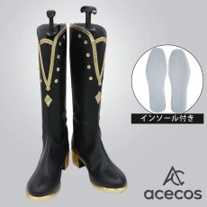 画像1: 刀剣乱舞　風　明石国行　極　コスプレ靴　コスプレブーツ　靴用品 (1)