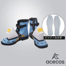 画像1: GUILTY GEAR（ギルティギア）　風　ブリジット　なりきり衣装　コスプレ靴　コスプレブーツ　靴用品 (1)