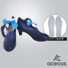 画像1: バーチャルYouTuber　風　VTuber　エリー・コニファー（Eli Conifer）　コスプレ靴　コスプレブーツ　靴用品 (1)