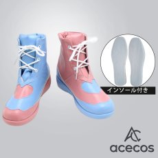 画像1: VOCALOID　風　初音ミク　ぬーどるストッパーフィギュア－恋するセーラー服－　コスプレ靴　コスプレブーツ　靴用品 (1)