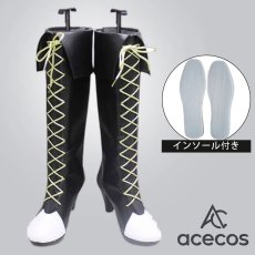 画像1: 陰の実力者になりたくて!　風　アレクシア・ミドガル　コスプレ靴　コスプレブーツ　靴用品 (1)