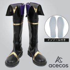 画像1: 陰の実力者になりたくて！　風　シャドウ　コスプレ靴　コスプレブーツ　靴用品 (1)
