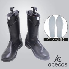 画像1: ブルーアーカイブ　風　歌住サクラコ　コスプレ靴　コスプレブーツ　靴用品 (1)