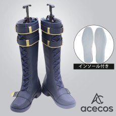 画像1: ブルーアーカイブ　風　空崎ヒナ　コスプレ靴　コスプレブーツ　靴用品 (1)