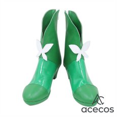 画像2: Yes!プリキュア5　風　秋元こまち(キュアミント)　キュアミント　コスプレ靴　コスプレブーツ　靴用品 (2)