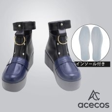 画像1: ブルーアーカイブ　風　天雨アコ　コスプレ靴　コスプレブーツ　靴用品 (1)