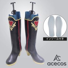 画像1: ツイステッドワンダーランド　風　リドル・ローズハート(R/マスカレードドレス)　コスプレ靴　コスプレブーツ　靴用品 (1)