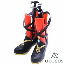 画像3: 原神(げんしん)　風　リサ　薔薇が返り咲く頃　コスプレ靴　コスプレブーツ　靴用品 (3)