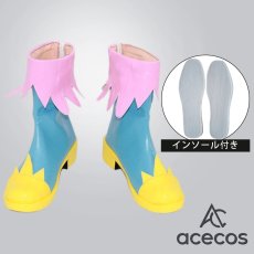 画像1: ひろがるスカイ!プリキュア　風　ソラ・ハレワタール(キュアスカイ)　コスプレ靴　コスプレブーツ　靴用品 (1)