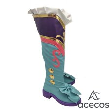 画像3: アイカツ!　風　天羽まどか　スクールドレス　コスプレ靴　コスプレブーツ　靴用品 (3)
