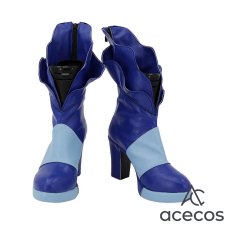 画像2: Yes!プリキュア5GoGo!　風　水無月かれん(キュアアクア)　コスプレ靴　コスプレブーツ　靴用品 (2)