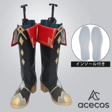 画像1: プロジェクトセカイ カラフルステージ！ feat. 初音ミク　風　キング・オブ・スマイル　天馬司　コスプレ靴　コスプレブーツ　靴用品 (1)