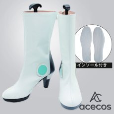 画像1: ブルーアーカイブ　風　飛鳥馬トキ　コスプレ靴　コスプレブーツ　靴用品 (1)