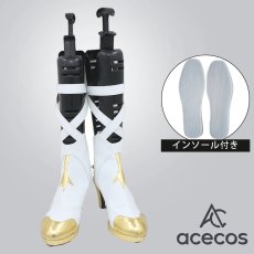 画像1: 勝利の女神：NIKKE　風　ドロシー　コスプレ靴　コスプレブーツ　靴用品 (1)